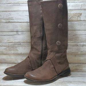 Merrell waterproof boots, sz 6, espresso, leather